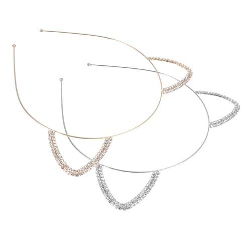 MUSISALY Elegantes Haarband Mit Katzenohren 2-teilig Diamant-kristall-schmuck Für Die Kopfbedeckung Stilvolles Accessoire Für Festliche Outfits Partys Und Bühnenauftritte von MUSISALY