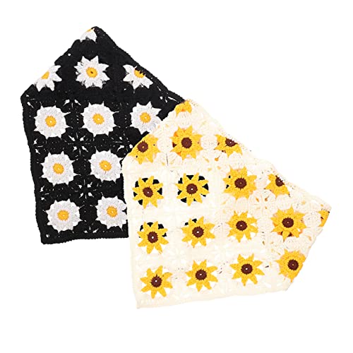 MUSISALY Elastisches Damen-haarband Verstellbarer Stirnbänder Für Frauen Bandana-turbans Mit Blumen-design Bequemer Haarschmuck Für Alltag Und Anlässe von MUSISALY