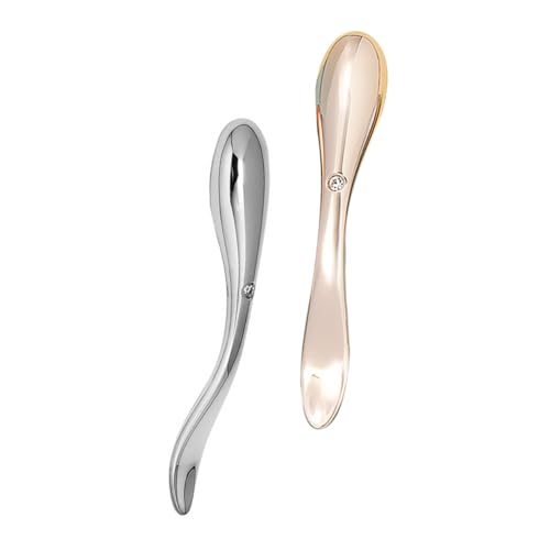 MUSISALY 2stücke Augencreme-massagegerät Für Frauen Hautpflege- Gesichtscreme-applikator Tragbar Und Einfach Zu Bedienen Abwaschbar Und Leicht Zu Reinigen von MUSISALY