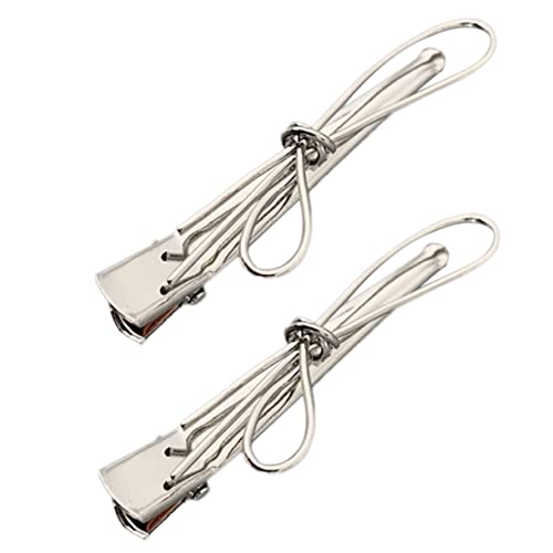 MUSISALY 2stücke Damen Haarschmuck Mit Schleifen-design Legierung Haarspangen Rutschfeste Duckbill Clips Für Festliche Anlässe Haaraccessoires MUSISALY 2stücke Damen Haarschmuck Mit Schleifen-design Legierung Haarspangen Rutschfeste Duckbill Clips Für Festliche Anlässe Haaraccessoires von MUSISALY