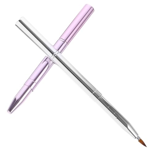 MUSISALY 2stücke Einziehbarer Lippenstiftpinsel Concealer Dual Ended Make-up Pinsel Flexibler Lippenpinsel Lipglosspinsel Für Lidschatten Und Foundation MUSISALY 2stücke Einziehbarer Lippenstiftpinsel Concealer Dual Ended Make-up Pinsel Flexibler Lippenpinsel Lipglosspinsel Für Lidschatten Und Foundation von MUSISALY