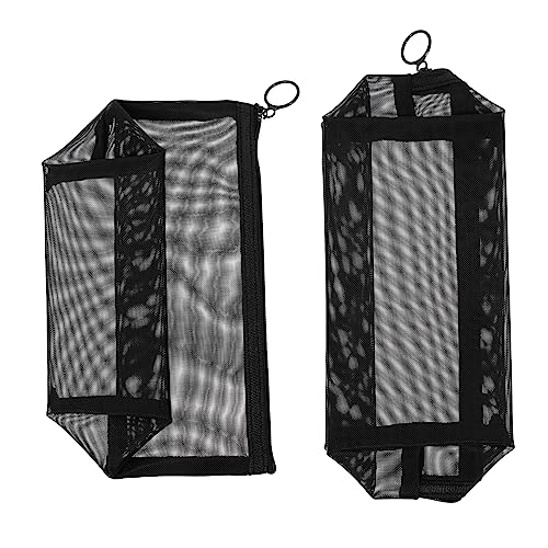MUSISALY 2stücke Kosmetiktasche Reiseaccessoires Für Männer Make-up-Organizer Schminktaschen Toilettenartikel-Organizer Mehrzweck Tragbare Outdoor Mesh Waschen Tasche von MUSISALY