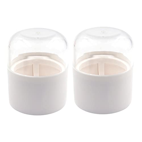 MUSISALY 2stücke Make-up-schwammhalter Kosmetik-eierbox Make-up-ei Container Make-up-etui Make-up-accessoire Für Frauen Aufbewahrungsbox Für Beauty-ei von MUSISALY