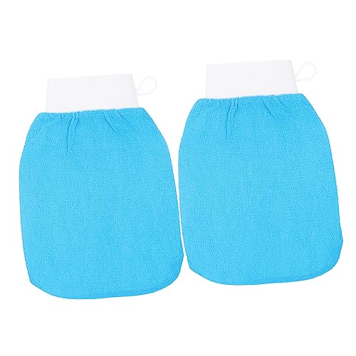 MUSISALY 2stücke Peelinghandschuh Körperpeeling Badehandschuh Duschhandschuh Hautreinigungszubehör Körperpeeling-tool Für Mädchen Mit Exquisiten Details von MUSISALY