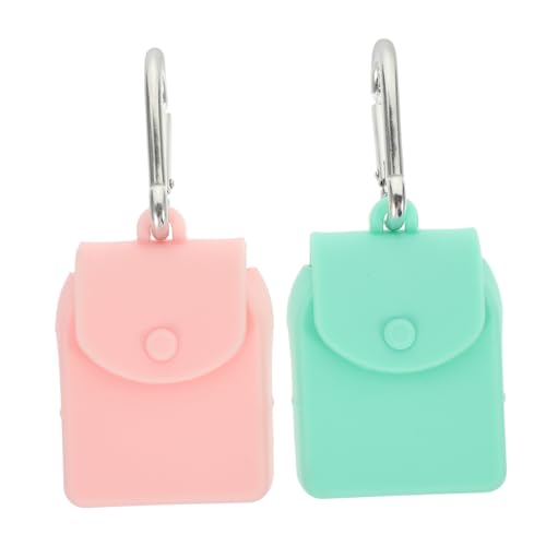 MUSISALY 2stücke Silikon-münztasche Mit Haken Aufbewahrungstasche Für Münzen Wechseltasche Aus Hochwertigem Silikon Praktisch Und Robust Für Tägliche Kleinigkeiten von MUSISALY