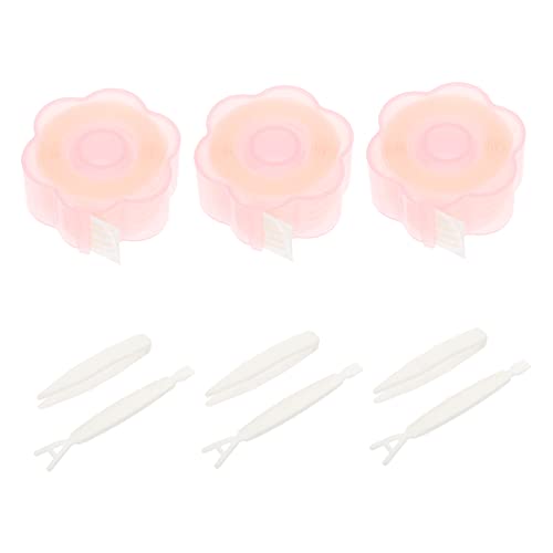 MUSISALY Unsichtbarer Aufkleber Flauschiges Doppelklebeband Natürlicher Look 3 Rollen Für Zuhause Oder Den Salon von MUSISALY