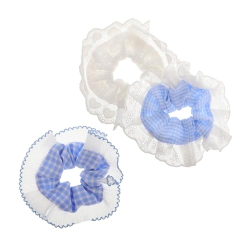 MUSISALY 3 Stück Elegante Karierte Haargummis Damen Haarschmuck Mädchen Elastische Haargummis Süße Haarbänder Haargummis Damen Haarschmuck von MUSISALY