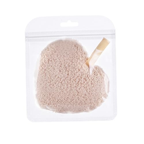 MUSISALY 3 Stück Waschbare Abschminkpads Herzförmige Reinigungspads Puderquasten Für Gesichtsreinigung Make-up-entferner-pads Kosmetikzubehör von MUSISALY