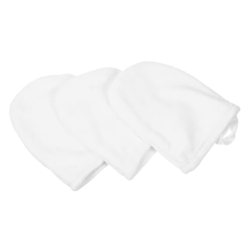 MUSISALY 3-teiliges Gesichtshandschuh-set Weiche Make-up-entferner-pads Wiederverwendbare Make-up-waschhandschuhe von MUSISALY