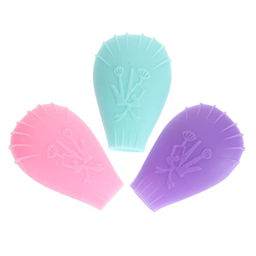 MUSISALY 3-teiliges Make-up-pinsel-set Aus Silikon Für Unterwegs Pinsel Für Foundation Concealer Lidschatten von MUSISALY