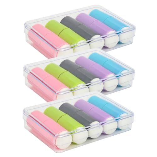 MUSISALY 30 Stück Farbverlaufs-schattierungsstift-spitzen Schwamm-punktierstift Klebestift Alternativkopf Maniküre-stift Ersatzkopf von MUSISALY