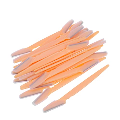 MUSISALY 30 Stücke Augenbrauen Trimmer Tragbare Shaper Make Up Tool Gesichts Rasierer Augenbrauen Rasierer Gelb von MUSISALY