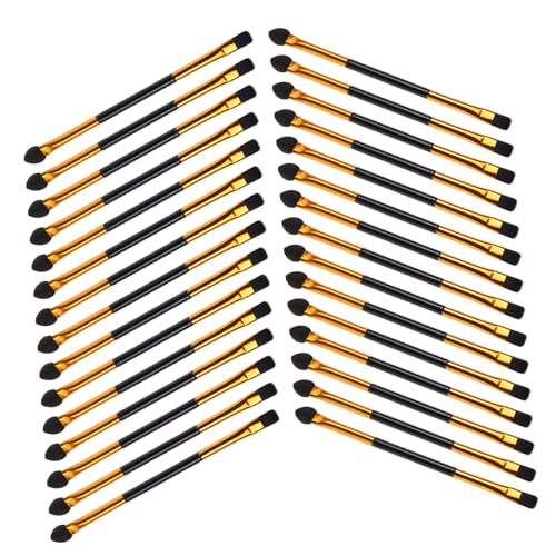 MUSISALY 30stücke Doppelkopf Augenpinsel Kosmetikpinsel Lidschattenpinsel Faserborsten Make-up Pinsel Kosmetische Werkzeuge Für Frauen Mädchen Täglicher Gebrauch von MUSISALY