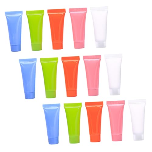 MUSISALY 30St Röhrenflasche tragbare wiederverwendbar easy putz bottles reiseflasche Lotionstuben quetschen Lotionsspenderflaschen Spendertuben für Handcremes Reiseschläuche Lotiontuben pp von MUSISALY