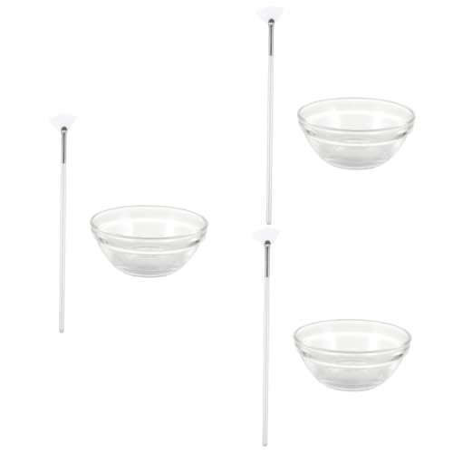 MUSISALY 3St Beauty-Fan-Pinsel Lidschatten Foundation-Pinsel Bausatz Bilden Reiniger Abs pinselset make up makeup pinsel set werkzeug Bürste für Make-up Pinsel Aluminium Weiß von MUSISALY