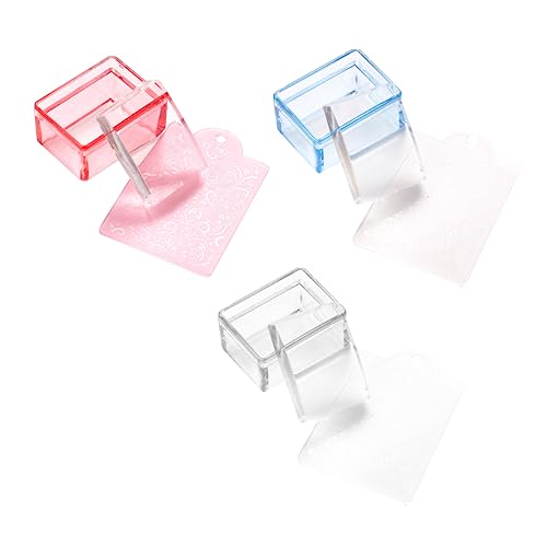 MUSISALY 3stücke Teiliges Nagelstempel Transparent Für Nagelkunst Maniküre Stempel Werkzeuge Für Salon Und Zuhause Für Kreative Nail Art Designs von MUSISALY