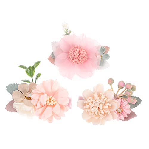 MUSISALY 3er-set Haar-accessoires Für Jungen Und Mädchen. Realistische Blumen-haarnadel Für Mädchen. Lebendige Farben. Einfach Zu Tragen. von MUSISALY