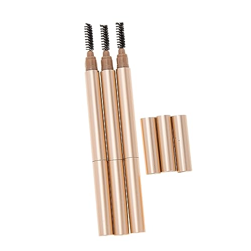MUSISALY 3stücke Augenbrauenstift Wasserfest Dunkelbraun Für Natürliche Augenbrauen Make-up Mit Hochwertigem Material Für Komfortables Tragen von MUSISALY