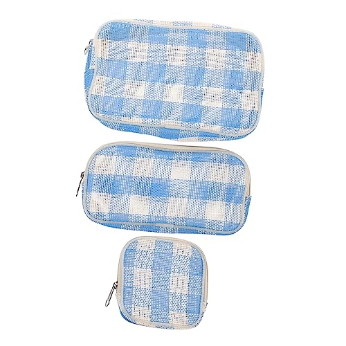 MUSISALY 3stücke Kosmetiktasche Schminktasche Mit Reißverschluss Tragbarer Kulturbeutel Für Damen Make-up Tasche Für Reise Camping Und Heimgebrauch Make-up Aufbewahrungstasche von MUSISALY