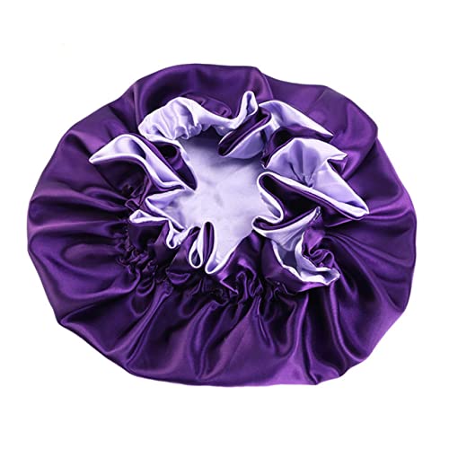 MUSISALY 3stücke Breitkrempige Schlafmütze Für Frauen Gegen Haarausfall Haarschutzmütze Für Chemotherapie Für Dusche Rosa Schwarz Blau von MUSISALY