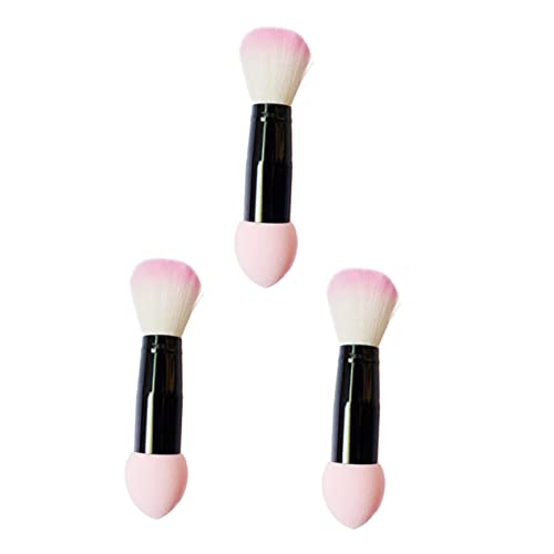 MUSISALY 3stücke Damen Make-up Pinsel Mit Kunstfasern Foundation Pinsel Für Flüssig Puder Produkte Für Reisen Heimgebrauch Und Professionelle Anwendung von MUSISALY