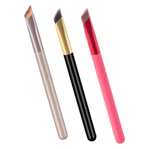 MUSISALY 3stücke Lidschatten Pinselset Für Augen-make-up Mischpinsel Und Abgewinkelter Make-up-pinsel Für Mädchen Und Frauen von MUSISALY