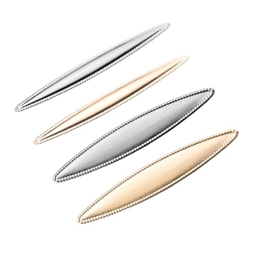 MUSISALY 4stück Gebürstete Haarnadeln Persönlichkeit Mädchen Herz Exquisites Retro-metall Gebogenes Haar-accessoire Gemischte Farbe von MUSISALY