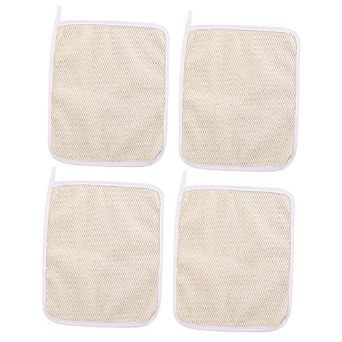 MUSISALY Peeling-waschlappen-set Aus Nylon – 4-teiliges Peeling-handtuch-textur Für Die Dusche von MUSISALY