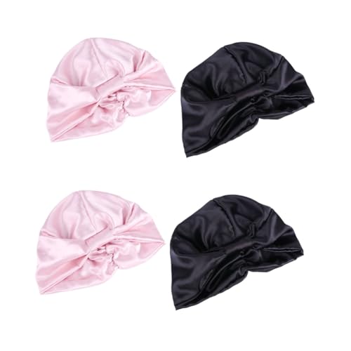 MUSISALY 4stücke Satin Für Damen Atmungsaktive Haarhaube Schutz Von Lockigem Haar Und Langlebig Für Oder Täglichen Gebrauch von MUSISALY