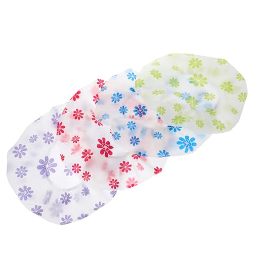 MUSISALY Duschhauben Für Damen Mit Punktmuster Badehut Saunahut Einfach Zu Tragen Für Reisen Und Heimgebrauch von MUSISALY