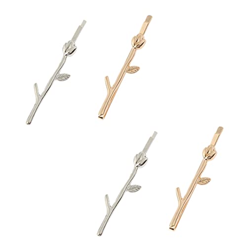 MUSISALY 4stücke Zweig Haarspange Mode Kopfschmuck Zweig Modellierung Haarspange Frau Kopfschmuck Mode Accessoire von MUSISALY