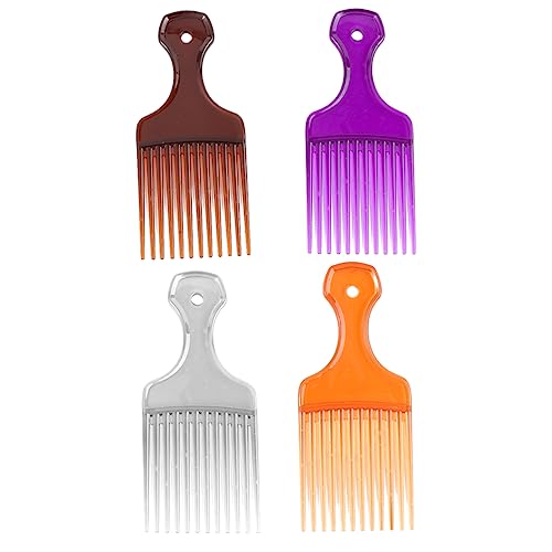 MUSISALY 4stücke Teiliges Aus Kunststoff-haarkämmen Für Männer Feinzahnige Friseurkämme Und Haarspray-bürste Für Haarstyling Und Massierende Kopfhautpflege von MUSISALY