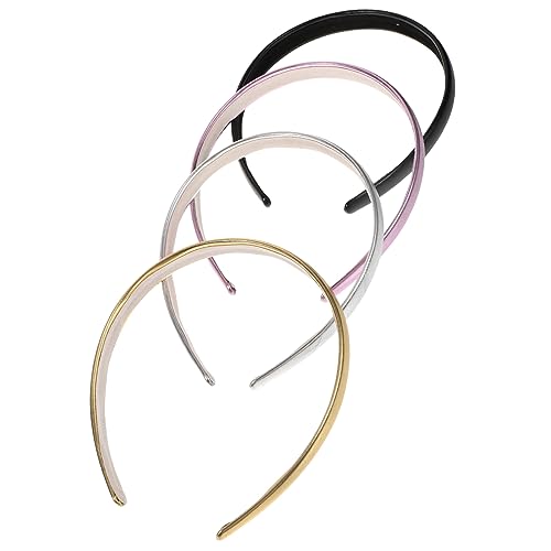 MUSISALY Damen-stirnbänder Für Damen Modisches Kunstleder-stirnband Gepolsterte Kopfbedeckung Einfaches Stirnband Für Teenager von MUSISALY