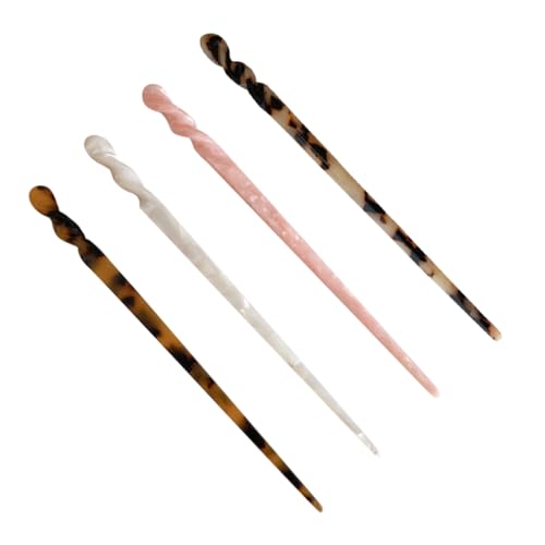 MUSISALY 4stücke Chinesische Damen Haarstäbchen Vintage Haaraccessoires Dekorative Frauen Haarstäbe Haargabeln Für Dutts von MUSISALY