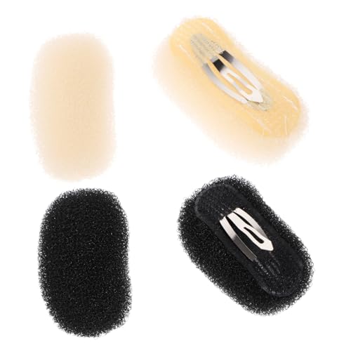 MUSISALY 4 Stück Kompakte Haar-styling-clips Für Frauen Haar-beulen-clip-polsterung Natürliches Haar-pad Clip Zum Stylen von MUSISALY