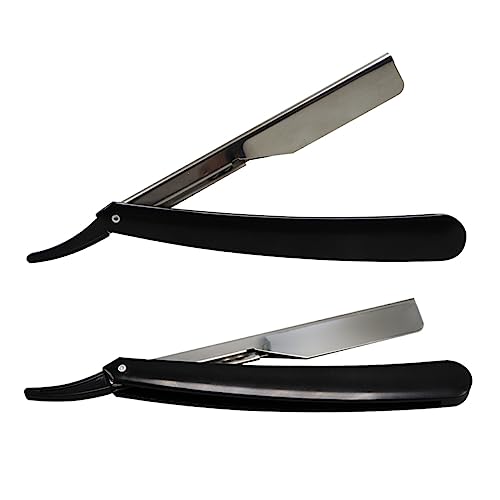 MUSISALY 4 Stück Männer Rasierer Handrasierer Für Männer Bartrasierer Sicherheitsrasierer Gleitrasierer Klapprasierer Bart Rasiermesser Manuelle Rasiermesser Männerrasierer Black von MUSISALY