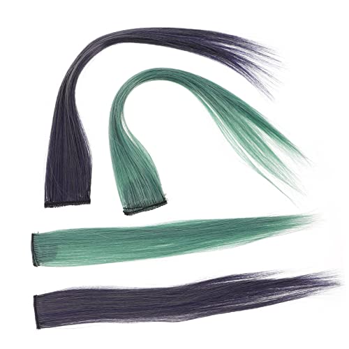 MUSISALY 4 Stück Nahtlose Haarverlängerungsclips Für Damen Mädchen Kurze Haarteile Als Haar-accessoire Für Partys von MUSISALY