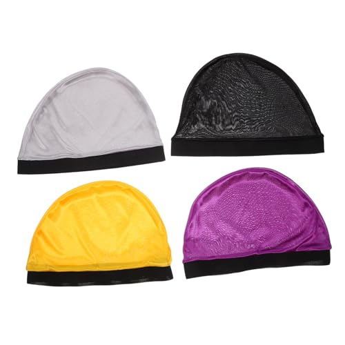 MUSISALY 4stücke Elastische Atmungsaktive Dome Caps Zufälligen Farben Für Lange Und Kurze Haare Für Warmes Wetter Bequem Und Waschbar von MUSISALY