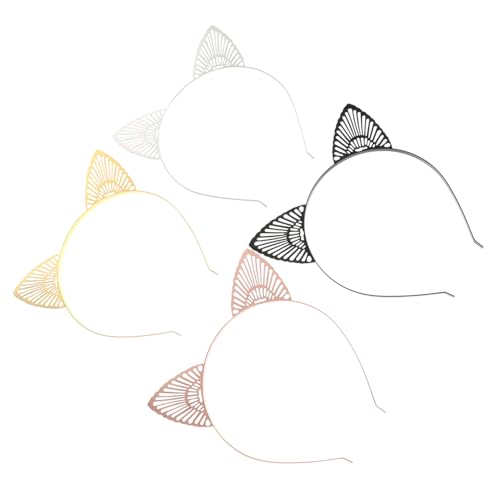 MUSISALY Dekorative Haarbänder Mit Katzenohren Aus Metall Schickes Haarband Für Partys Halloween-kostüme Erwachsene Jungen Und Mädchen von MUSISALY