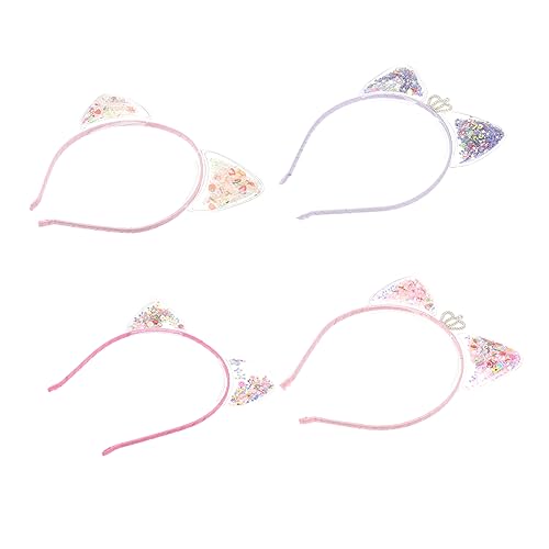 MUSISALY 4stücke Mädchen Haarbänder Rutschfeste Kinderkopfbedeckung Mit Buntem Design Für Partys Und Alltag Stilvolle Haaraccessoires Für Junge Mädchen von MUSISALY
