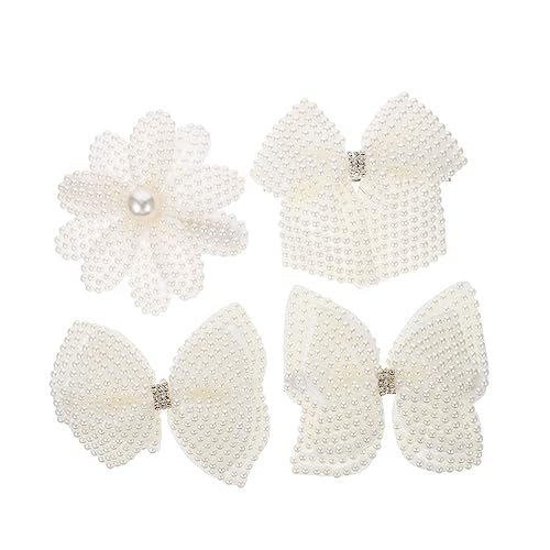 MUSISALY 4 Stück Haarspangen Mit Blumen Und Schmetterlingen Krokodilklemmen Für Mädchen Haarschmuck Für Party Und Alltag von MUSISALY