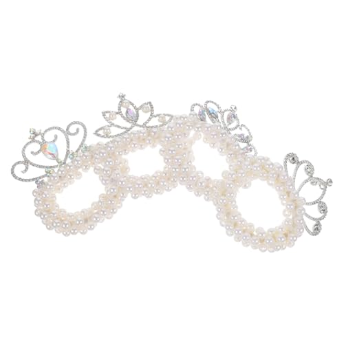 MUSISALY 4stücke Perlen Haarband Pferdeschwanzring Mit Perlen Elastische Haarschmuck Haarseil-haarband Für Frauen Für Pferdeschwanz Haargummi Mit von MUSISALY