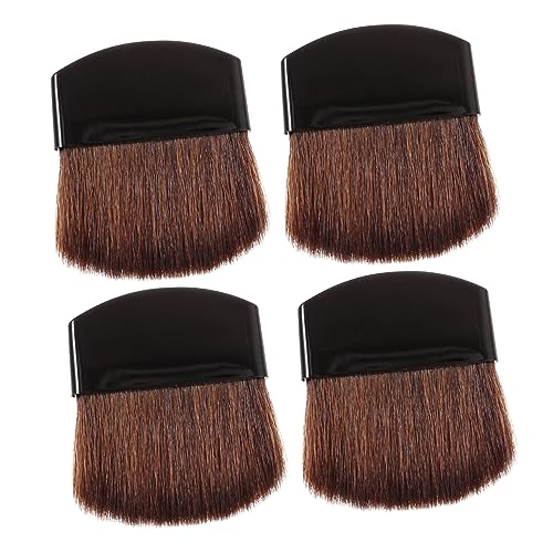 MUSISALY 4stücke Teiliges Make-up Pinsel Für Frauen Halbrunde Puder Und Blush-bürsten Für Lose Puder Für Reisen Und Unterwegs von MUSISALY