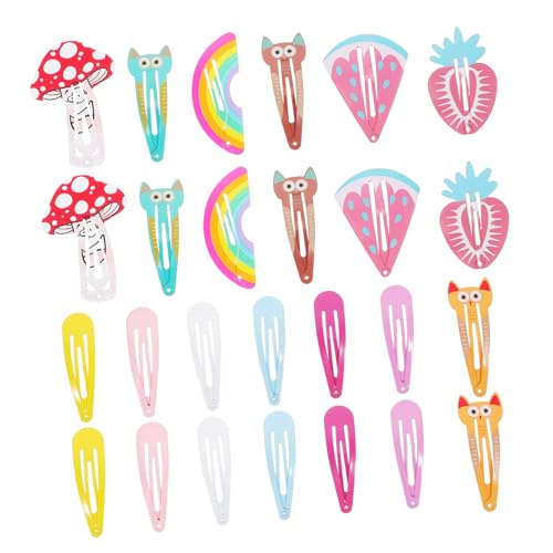 MUSISALY 40 Stück Pailletten-haarspangen Mit Fruchtmuster Für Kinder Strapazierfähiges Material Gemischter Stil von MUSISALY