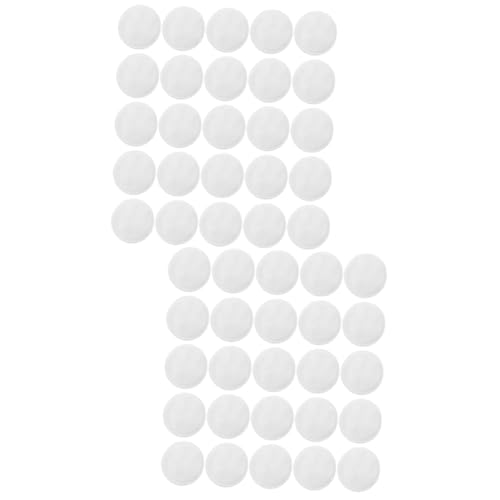 MUSISALY 400 Stk Reinigungswatte abschminken makeup remover hautpflege Make-up Wattepads Reinigungspads für das Gesicht Gesichtsreinigungspads wiederverwendbare Make-up-Kissen Vlies Weiß von MUSISALY