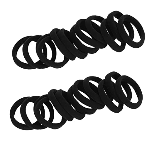 MUSISALY 40stücke Elastische Haarseile Für Frauen Weiche Haargummis Für Mädchen Haarseile Dekorative Haarringe Für Verschiedene Frisuren von MUSISALY