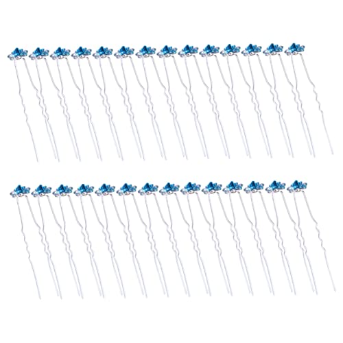 MUSISALY 40 Stück Strass-haarnadeln U-förmige Haarnadeln Haarstyling-tools Für Damen Und Mädchen von MUSISALY