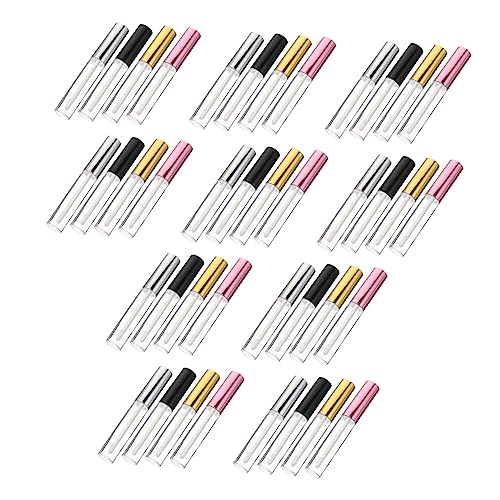 MUSISALY 40stücke Klare Lippenbalsam Flaschen Reise Lip Gloss Flaschen Lip Gloss Tubes Aus Abs Für Lippenstift Und Lipgloss Wiederverwendbar Tragbar Für Reisen Und Geschäftsreisen von MUSISALY