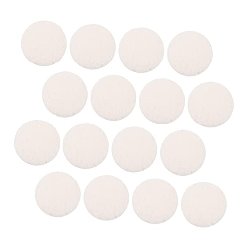 MUSISALY 40stücke Make-up-tool Puderquaste Gesichtswaschquaste Für Mädchen Kleines Make-up-pad Kompakter Puderquaste Heimgebrauch Kosmetik Quasten Abgerundete Kosmetik Pads Mädchen Gesicht von MUSISALY