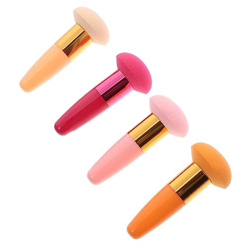 MUSISALY 4Pcs Produkt Puff Alicator für Gesicht Flauschigen Make-Up Kissen Make-Up Alicator Griff von MUSISALY